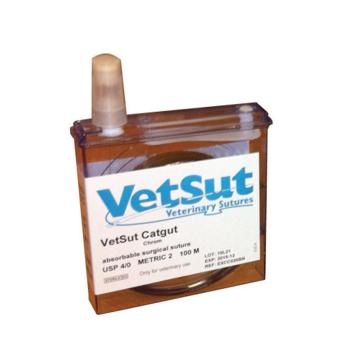 VetSut  Catgut Cass Size Metric 3.5  (USP2/0) Suture*100M