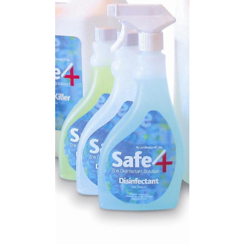 Safe4 Disinfectant  RTU 500ml (Green Apple)*1