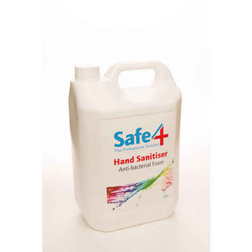 Safe4 - Foam Sanitiser 5L*1