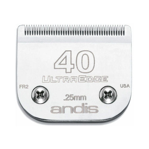 Andis chrome plated clipper blade in size 40