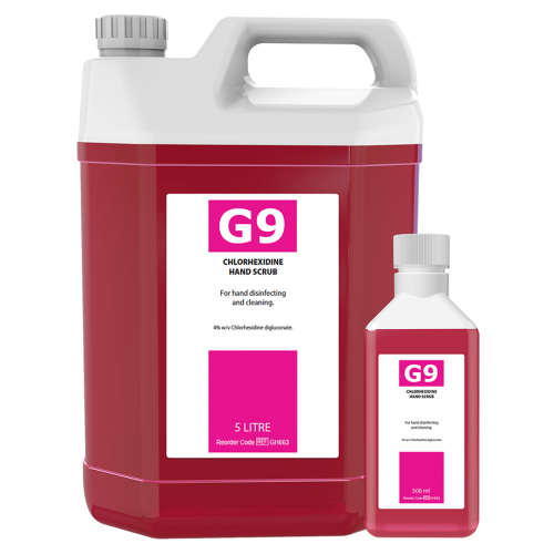 G9 Chlorhex Handscrub 4% Chl Gluc 5L