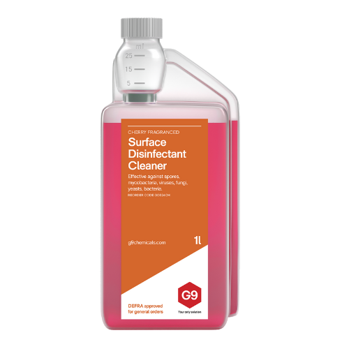 G9 High Level Surface Disinfectant Cherry 1L