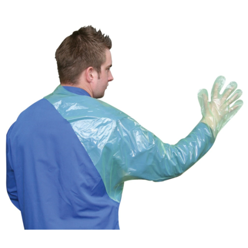 Veterinary Disposable Glove with Shoulder Protection