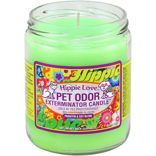 Pet Candle 13oz Jar Hippie Love