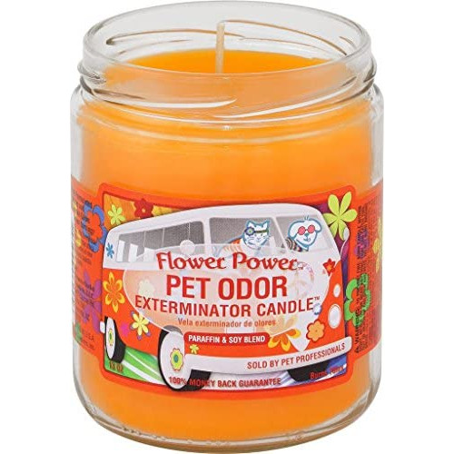 Pet Candle 13oz Jar  Flower Power