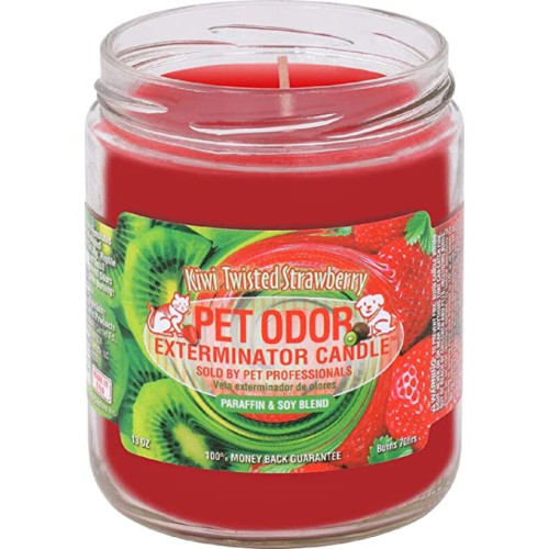 Pet Candle 13oz Jar Kiwi Twisted Strawberry