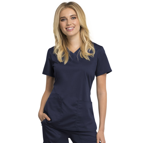 Revolution Tech WW770AB/V Neck Top/Navy/L