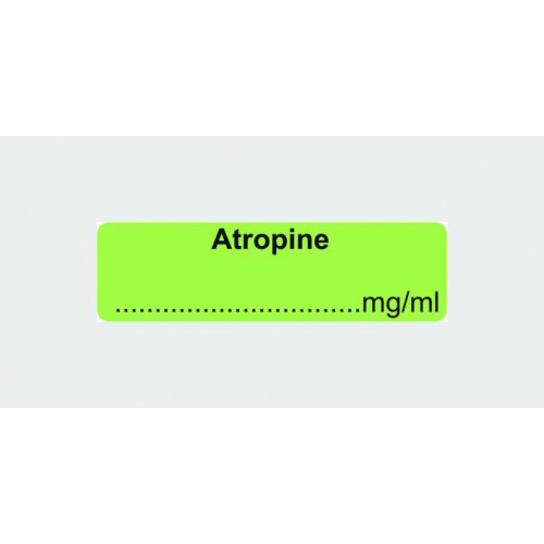 Atropine Label (with...mg/ml)