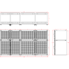 Kennel Bank 10 Top 2 Small 1 Medium 1 Large Bottom 1 Double 1 Large 1 Medium (No Platform)