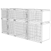 Kennel Bank 9 Top 2 Small 2 Large Bottom 1 Double 2 Large (No Platform)