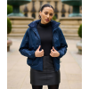 Women's fleece-lined rain bomber jacket